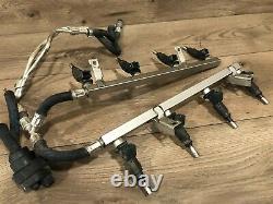 00-03 Bmw Oem E39 M5 Z8 S62 Engine Motor Fuel Gas Injector Rail Injection Line 2
