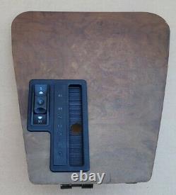 1988 1994 BMW E32 E34 525 535 735 Center Console Wood Shifter Bezel / GOOD CLIPS