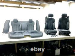 2012-2018 Bmw 650i F06 Front Rear Complete Leather Seats Set Assembly Oem