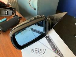 BMW E46 Electric power Folding Wing Mirror Passenger Side Sapphire Black. 11