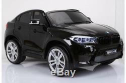 BMW X6M Licensed 12v Kids Ride On Car Electric Battery Powered 2 Seat Leather