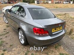 Bmw 1 series 120d m sport coupe 73k leather 6speed grey s/history 18 alloys