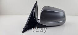 Bmw 5 Series F10 2010-2013 Left Passengers Side Wing Mirror 3pin Power Fold Grey