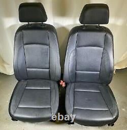 Bmw E82 E88 E92 Front Black Seats Set Pair Left Right Two Heated Oem P3