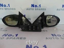 Bmw M3 Saloon E90 E91 Electric Wing Door Mirrors Power Fold X2 Pair Switch 07-13