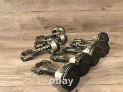 Bmw Oem E39 M5 Engine Motor Pistons Piston With Connecting Rod Set S62 2000-2003
