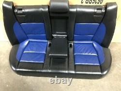Bmw Oem E39 M5 Front And Rear Seats 2 Tone Blue Black Seat Set Heated M/// Sport