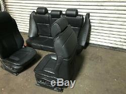 Bmw Oem E53 X5 Front And Rear Leather Seat Seats Set Sport Napa Black 2000-2006