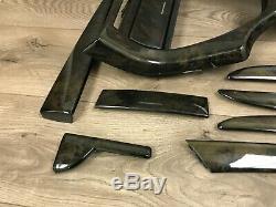 Bmw Oem E53 X5 Front And Rear Side Dash Door Panel Wood Trim Set Cover 2000-2006