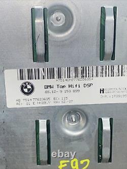 Bmw Oem E60 E61 E63 E64 E90 E91 E92 Amplifier Logic 7 Hifi Dsp Amp L7 System 4