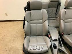 Bmw Oem E63 E64 M6 Convertible Front Rear Leather Seats Seat Set Door Panels