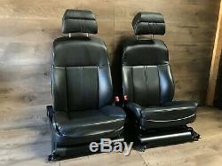 Bmw Oem E65 E66 Alpina B7 750 760 Front L And R Seat Seats Ac Heated Black 06-08