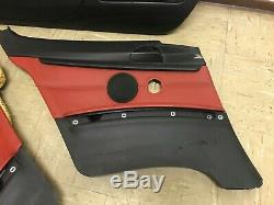Bmw Oem E92 E93 328 335 M3 Front And Rear Set Door Panel Panels Coupe Red 07-13