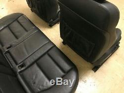 Bmw Oem Oem E39 M5 Front Left And Right Seats Set Rear Back Seat Leather Black