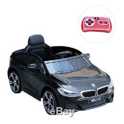 HOMCOM Kids Ride On Car Licensed BMW 6GT 6V Electric Battery Powered Music Play