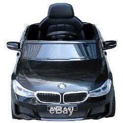 HOMCOM Kids Ride On Car Licensed BMW 6GT 6V Electric Battery Powered Music Play