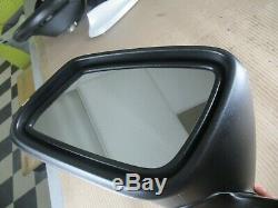 Left Driver Side Electric Power Mirror with Camera White BMW F30 OEM 335i 328i