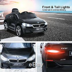 Licensed BMW 6GT 6V Kids Ride On Car Electric Battery Powered Music Play with