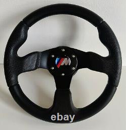 Steering Wheel Fits BMW Sport M Power Perforated Leather Black E38 E39 E46 Z3 M3