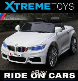 Xtreme 12V White Ride on BMW 4 Series M4 Style Car Battery Powered Electric car