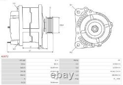 Alternateur As-pl A3072 Pour Bmw, Land Rover, Mg, Rover