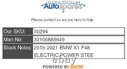 Crémaillère de direction assistée électrique pour Bmw X1 F48 2015-2021 32106887082 32106888649