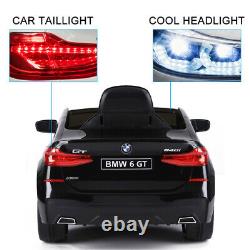 Pour Bmw 6gt 12v Kids Ride On Car Electric Battery Powered Licensed Withmusic Light