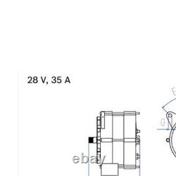 Remboursement de 55 £ pour l'alternateur BOSCH 0 986 037 440 MK2 POUR Kadett Escort T2/LN1 Passat